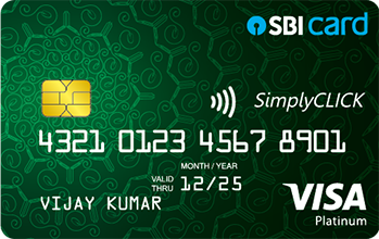SBI SimplyClick credit cards