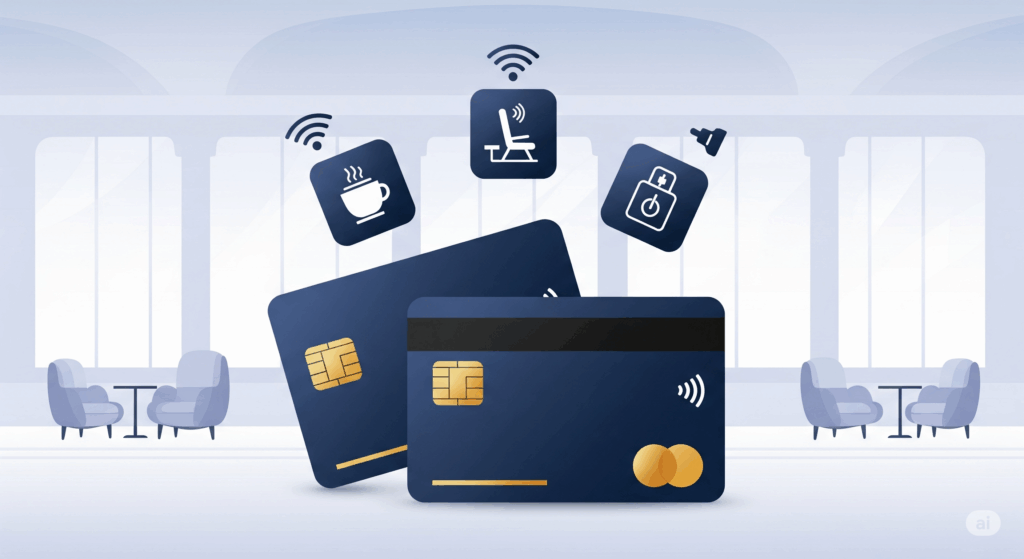 Credit cards with railway lounge access